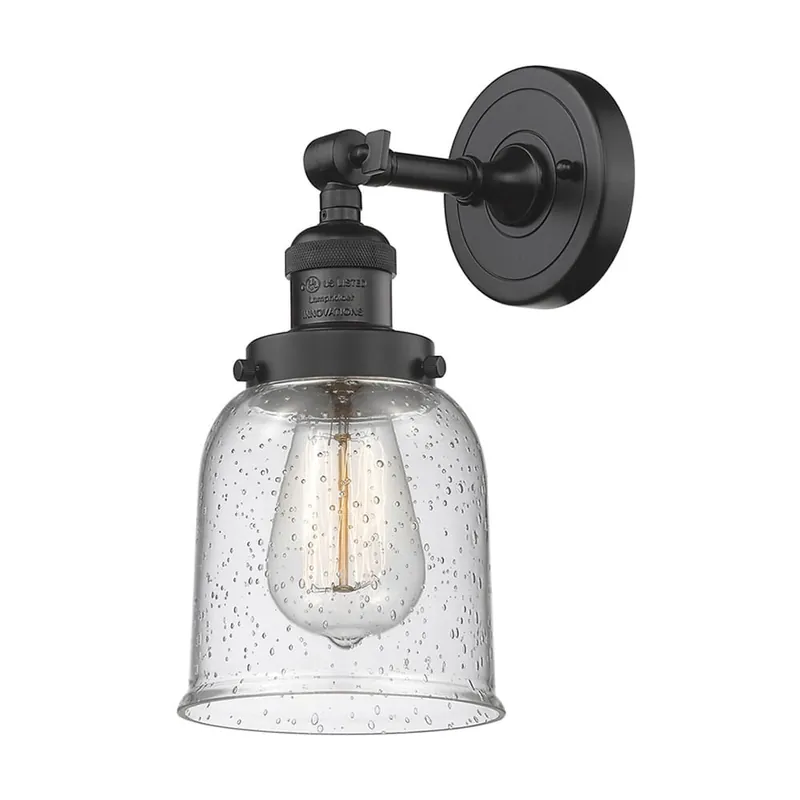 Latest Innovations Lighting 203-OB-G54 1-Light Wall Sconce 100-Watt Oil Rubbed Bronze Small Bell