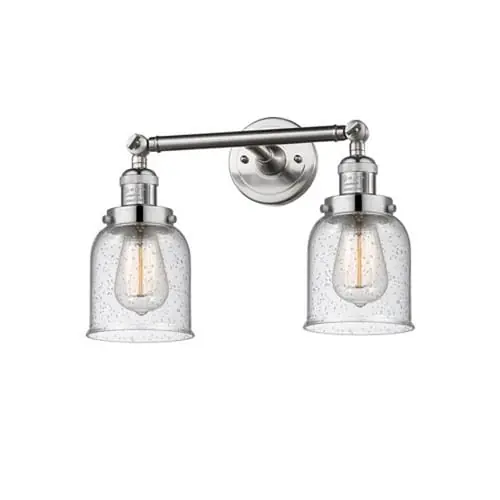 Exclusive Offer Innovations Lighting 208-SN-G54 2-Light Bathroom Fixture 200-Watt Brushed Satin Nickel Signature