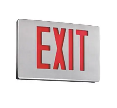Philips Lighting 55L3WR AC Exit Sign White Housing Red Letter Daybrite Weekend Sale