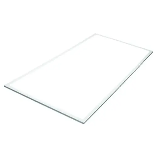 While Supplies Last TCP TCPFP4UZD5035K LED Flat Panel Luminaire 50-Watt 120/277-Volt AC 82 CRI 3500K 5000-Lumens Post-Painted White Luxterior