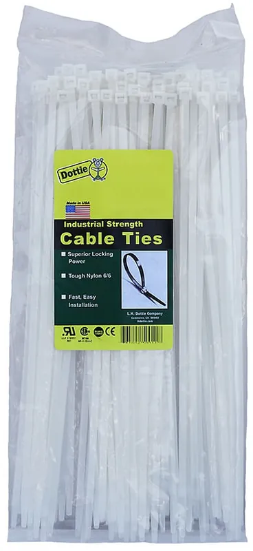 Order Now Dottie DT21H Nylon Heavy-Duty Cable Tie 25-1/4-Inch Natural