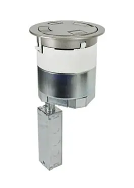 Wiremold 6AT2PAL Aluminum Cover Recessed Prewired Multi-Service Flush Poke-Thru Assembly Aluminum Evolution 6AT2P Series Buy Today
