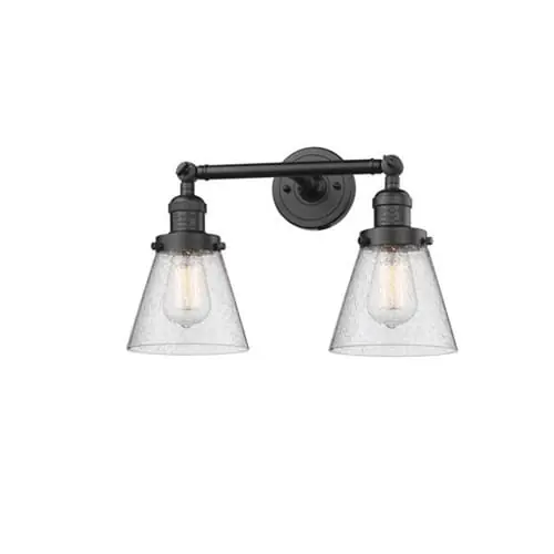 Big Sale Innovations Lighting 208-OB-G64 2-Light Bathroom Fixture 200-Watt Oil Rubbed Bronze Signature