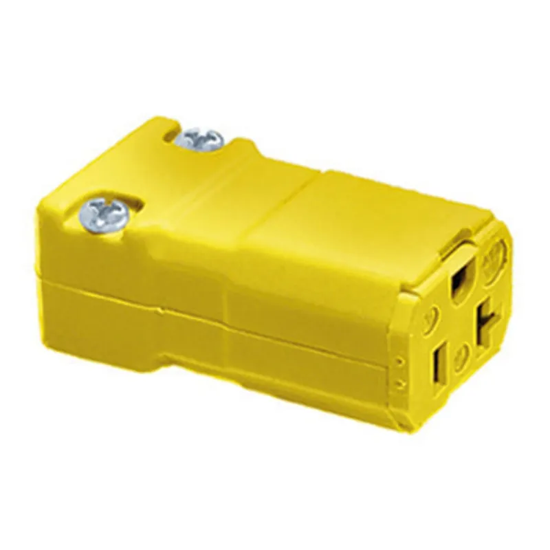 STRAIGHT BLADE CONNECTOR HUBW HBL5369VY GRD CONN NEMA5 20R Holiday Sale