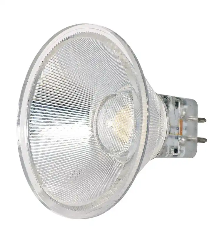 Satco S9552 Dimmable MR16 High Efficacy Replacement LED Silicon Specialty Lamp 2-Pin GU5.3 3-Watt 330-Lumens Initial 80 CRI Warm White Affordable