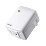 Limited Edition Leviton DZPA1-2BW Plug-In Outlet With Z-Wave Technology 120-Volt AC Input 15-Amp Decora Smart