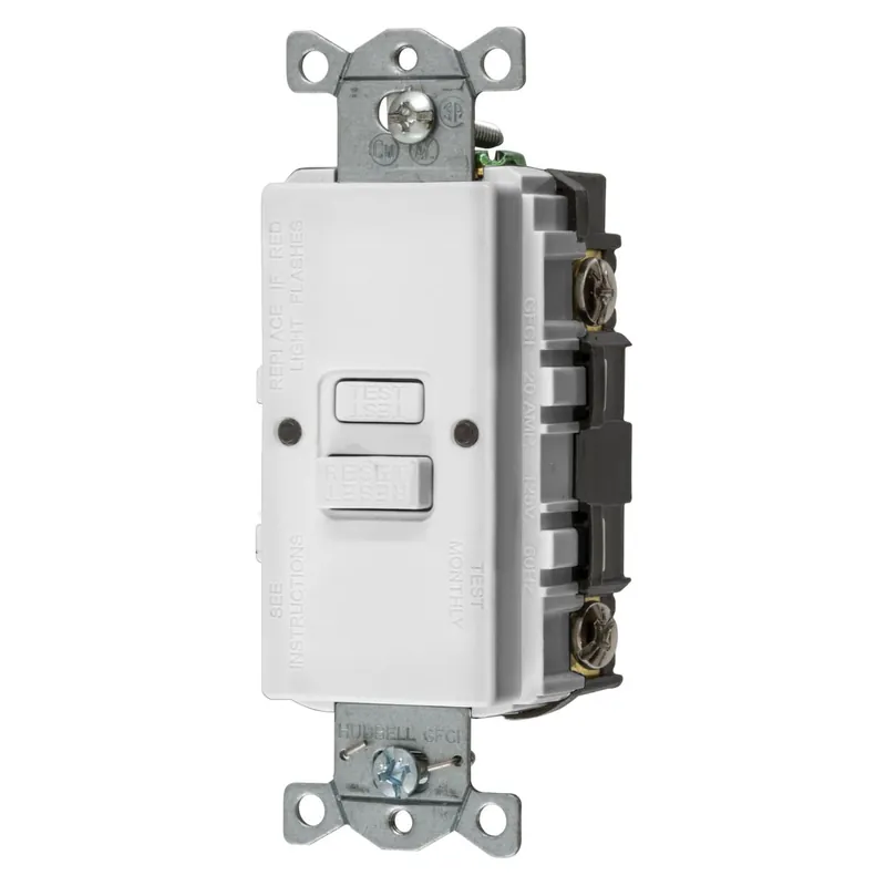 Crafted Hubbell-Wiring AP2000W1U 120/277-Volt AC at 50/60-Hz Passive Infrared 1 Button Manual/Auto Control Wall Switch White