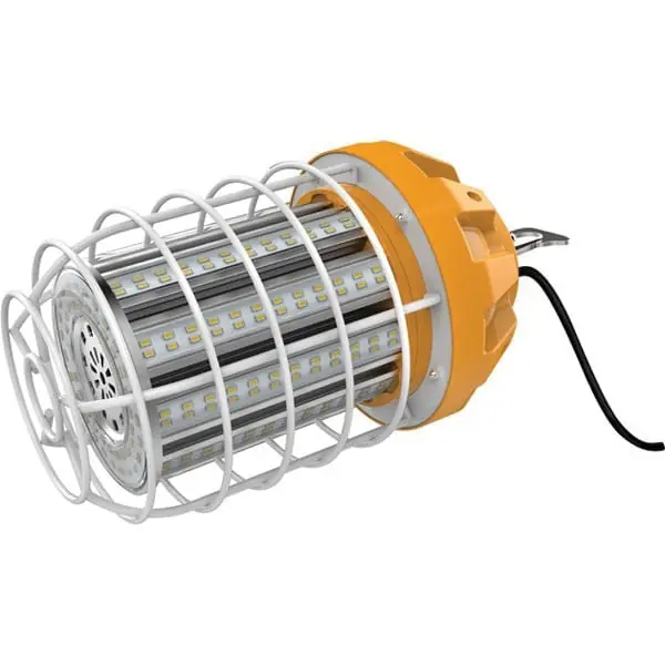 Satco S8940 Hi-Bay Hi-Lumen Temporary LED Caged Lamp 80-Watt 120-Volt 9600-Lumens Natural Light Hi-Pro Special Discount