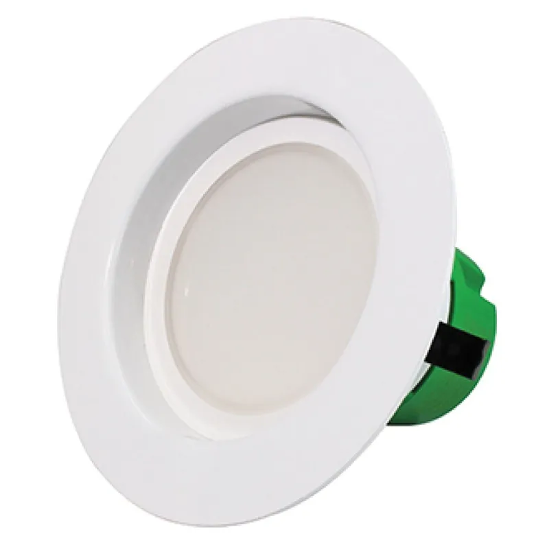 Westgate RDL4-50K-WP Dimmable 4-Inch LED Down Light Trim 120-Volt AC Round 12-Watt 800-Lumens 5000K 90 CRI White Powder Coated Thunder Series Latest