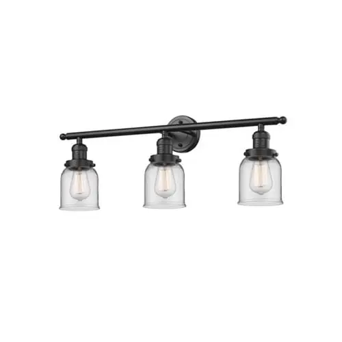 Innovations Lighting 205-OB-G52 3-Light Bathroom Fixture 300-Watt Oil Rubbed Bronze Signature Affordable
