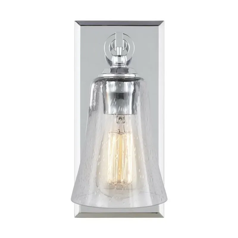 Reduced Price Murray Feiss VS24701CH 1-Light Wall Sconce 75-Watt 120-Volt Chrome Monterro