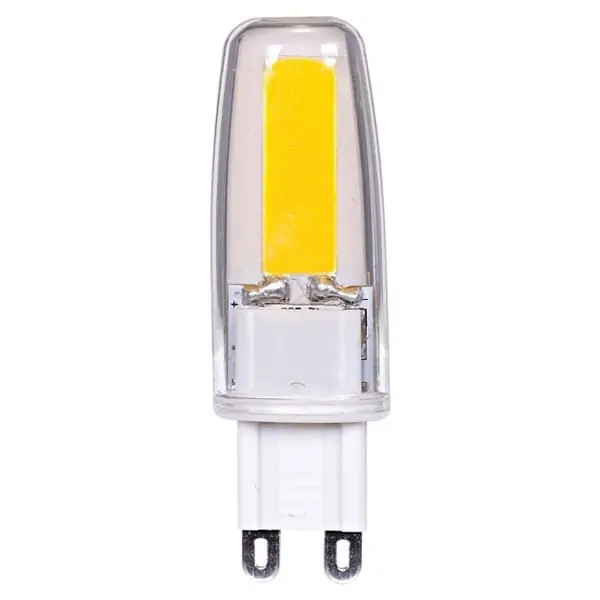 Satco S9697 Dimmable Replacement LED Lamp 2-Pin G9 Base 360-Lumens Initial 90 CRI 3000K Soft White Modern