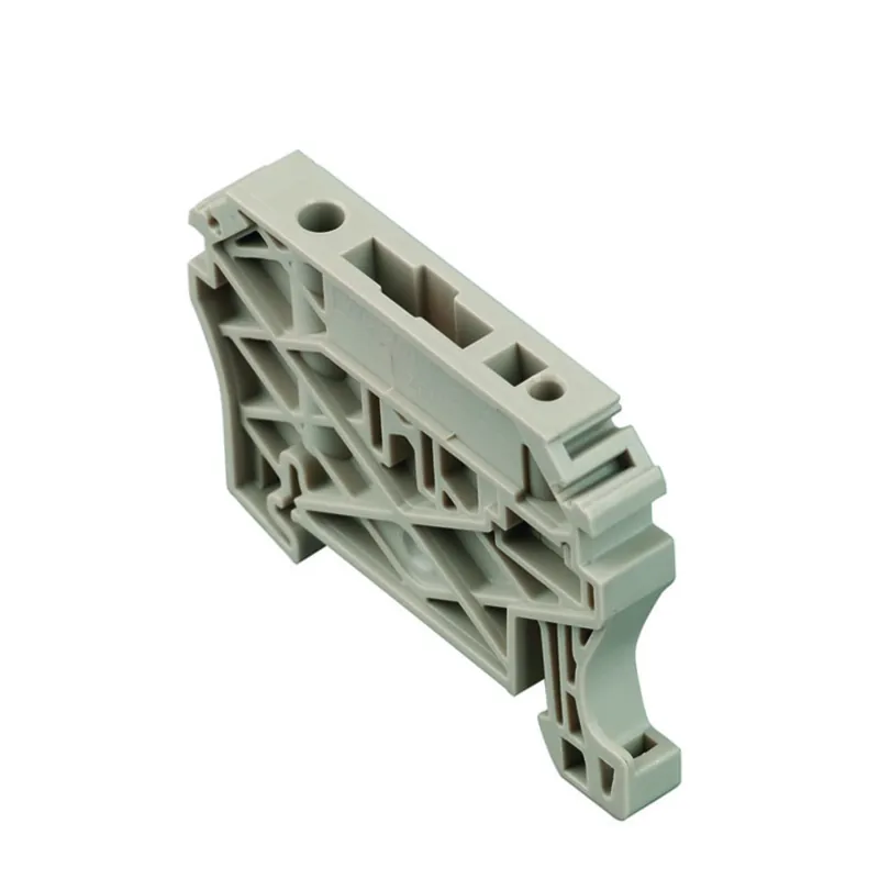 Fresh Stock Terminal Block, End Anchor, Screw Down, Dark Beige, 8mm Width