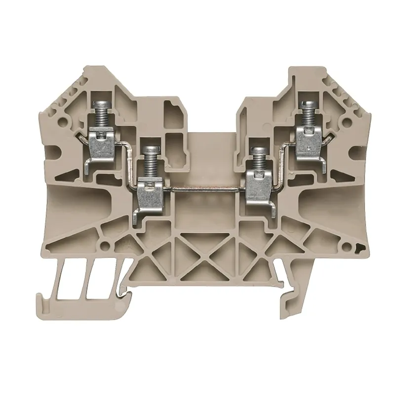 Terminal Block, Double Deck, 4mm W, 800V, 32A, Dark Beige, WDU 4/ZZ Top Rated