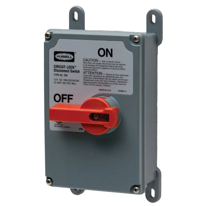Trusted Brand 30A DISCONNECT SWITCH W/3 AUX. CONTACTS