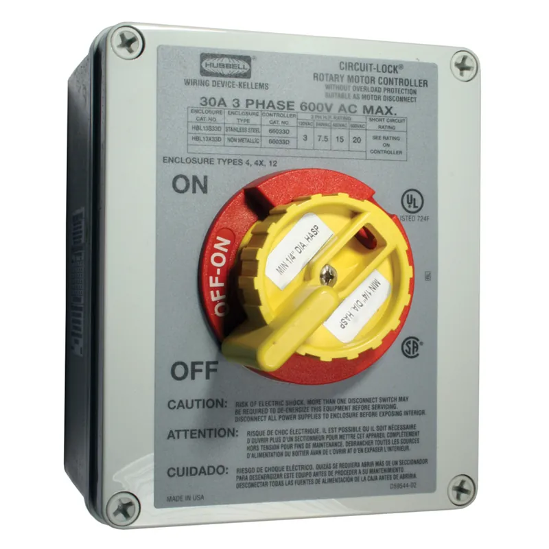 Bargain 30a 600v 3p Rtry Disc Sw 4x Ss