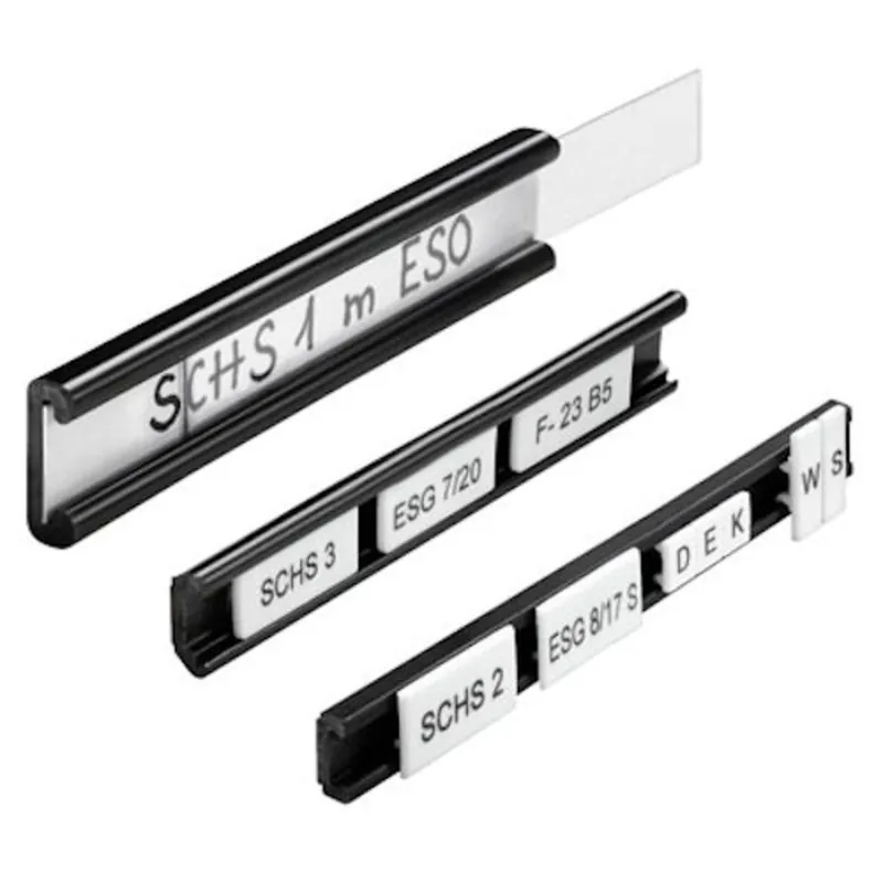 Terminal Block, Markers Protective Caps, 40mm x 7mm, Clear Modern