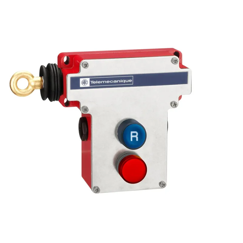 New Arrival Latching emergency stop rope pull switch, rope pull switches XY2C, cable 300 VAC 10amp XY2CE+options
