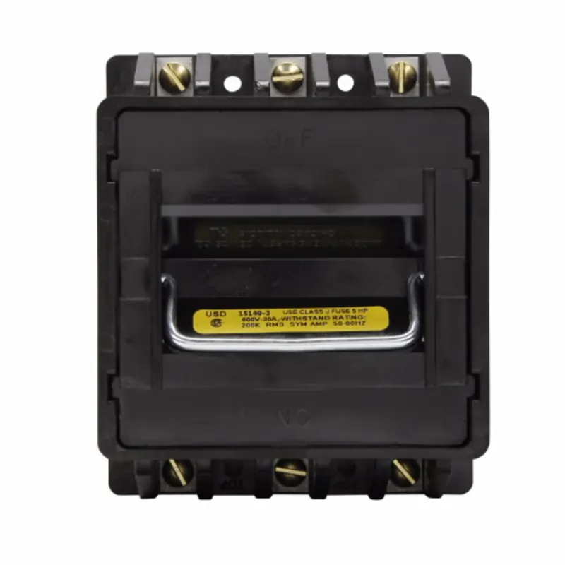 Disconnect Switch, Fused, 30A, 600VAC, 3P, Pull Out, Dead Front Fan Favorite
