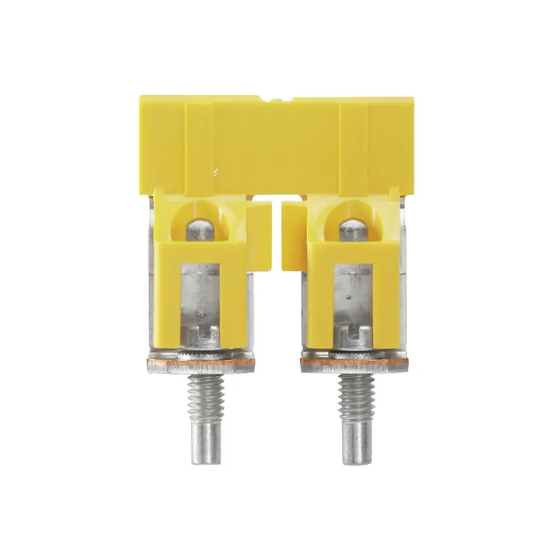 Terminal Block, Cross Connector, 2P, W-Series, Yellow Premium