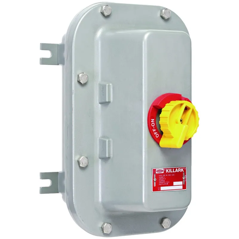 Aluminum Feed-Thru Compact Non-Fused Disconnect Switch Enclosure with ABB Switch - 60A/3P/600VAC/40HP Max Limited Time