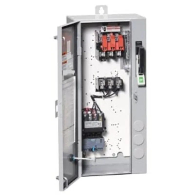 Motor Starter, Non-Reversing, Size 0, 3PH, Full Voltage, Solid-State OL Relay, 5.5 - 22A, 24VAC Coil, Combination, 30A Fusible Disconnect, NEMA 4/12 Reduced Price
