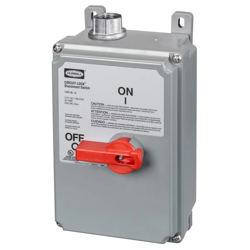 Enclosed Disconnect Switches HBLDS6VFD Get Yours
