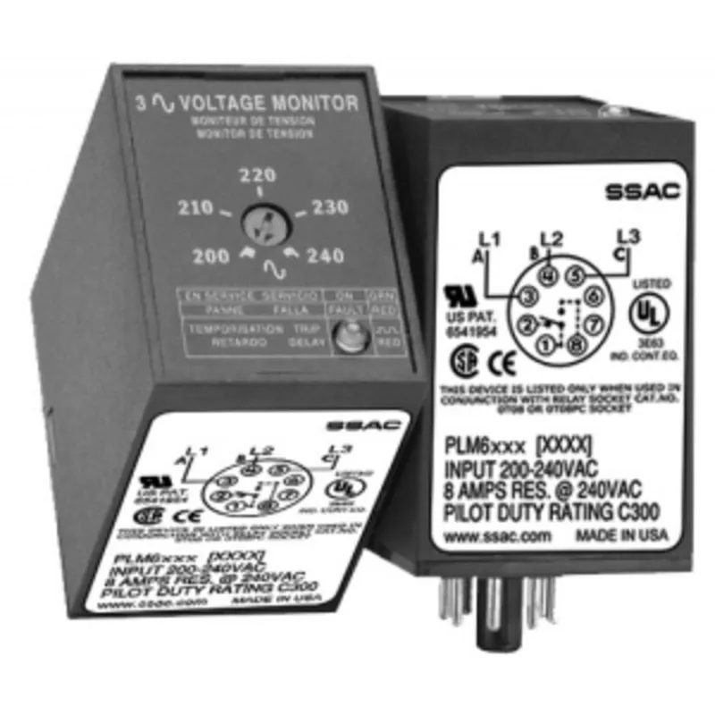 Premium Indust Relays 3 Phase Line Monitor