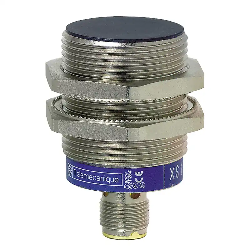 Bargain Inductive proximity sensors XS, inductive sensor XS1 M30, L55mm, brass, Sn20mm, 12...24 VDC, M12