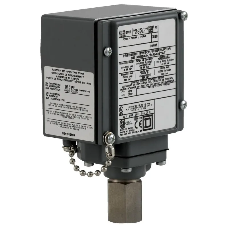 9012G, pressure switch 9012 g, adjustable scale, 2 thresholds, 170 to 5600 PSIG Exclusive