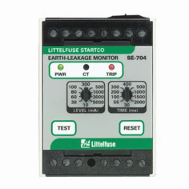 12-24VDC, Earth-Leakage Relay Free Returns