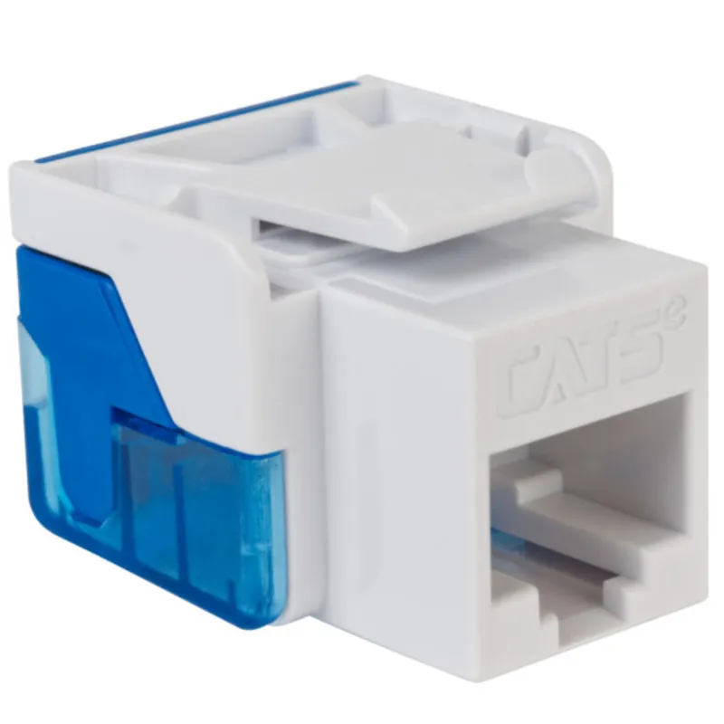 CAT5e RJ45 Keystone Jack for EZ® Style, Blue, 25 Pack Last Chance