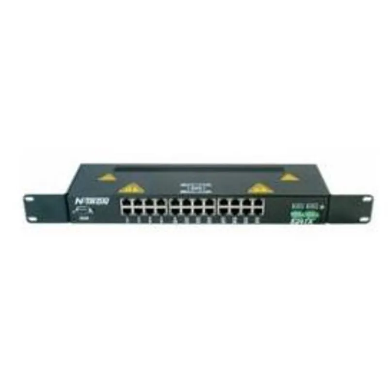 Ethernet Switch, 24 Port, RJ45, 10/100BaseTX, 10 - 30 VDC Clearance