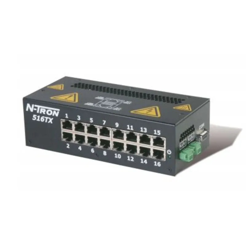 Genuine Ethernet Switch, 16 Port, RJ45, 10/100BaseTX, 10 - 30 VDC