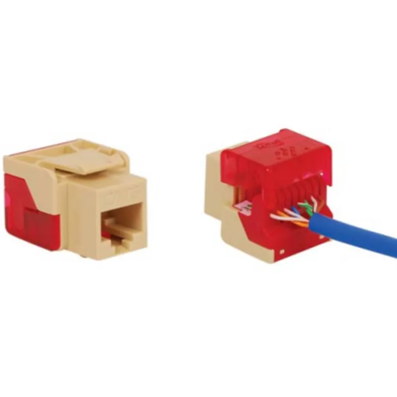 CAT 6 EZ, 8P8C, Rear In-Line IDC, Pair-to-Pair Wiring,Yellow Sale