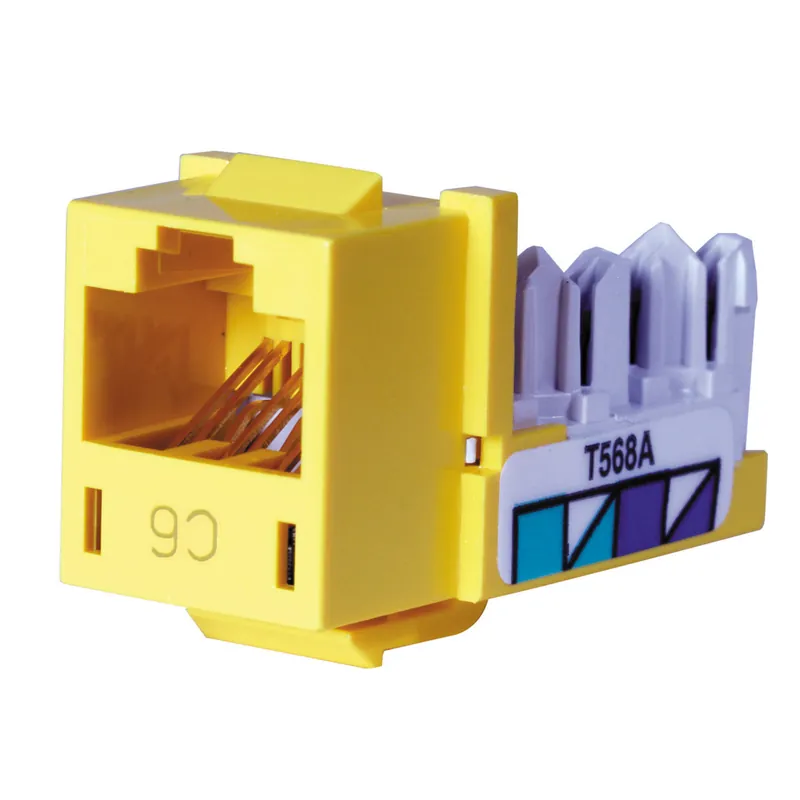 JACK, HXJ,CAT6,8POS,UNI A/B,YL Save Now