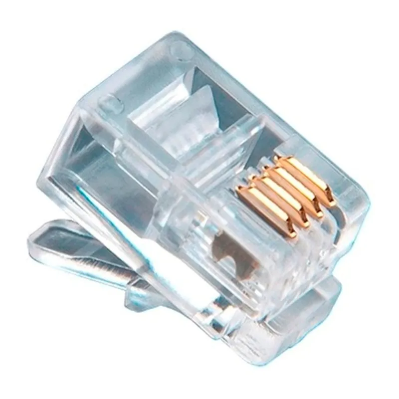 RJ-22 4P4C Flat-Stranded 100/Jar Popular