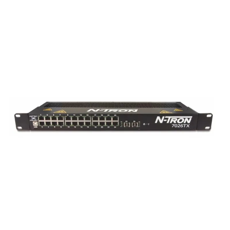 Ethernet Switch, 26 Port, Managed, 10-30VDC, 10/100BaseTX Must Have