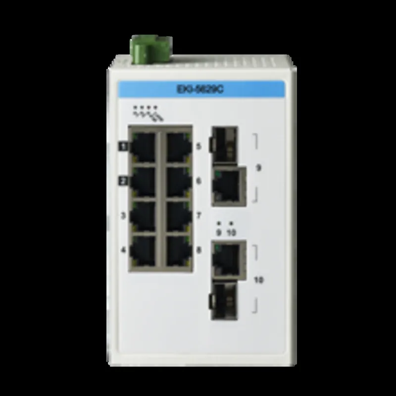 8-port + 2-port GbE Combo Industrial Managed Ethernet Switch, -10~60C Special Offer