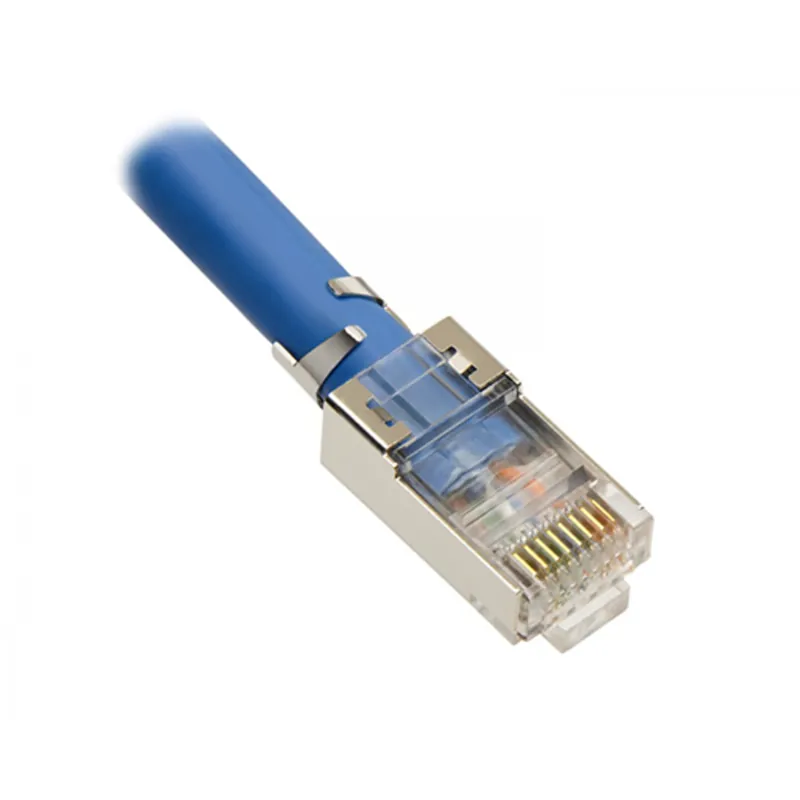 Mega Sale RJ45 CAT6A 10GIG SHIELDED W/LINER ROUND STRANDED 2 PRONG. BULK. 100/BAG.