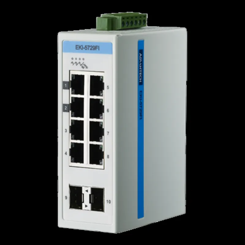 ADVT EKI-5729FI-AE 8-PORT GBE + 2 Same Day Shipping
