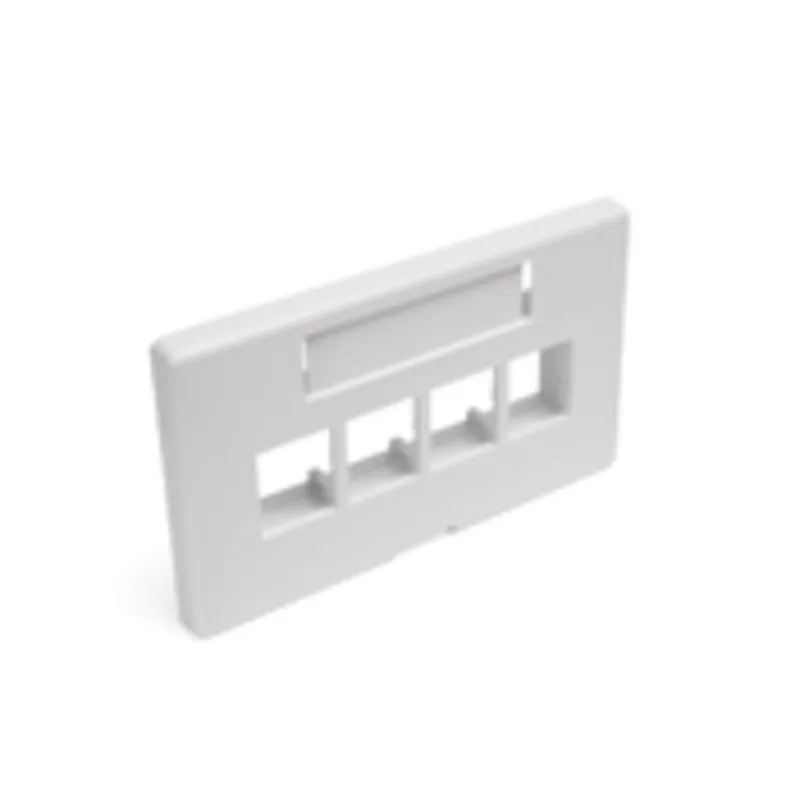 Discount Plate Frn 4 Port Hm Wh