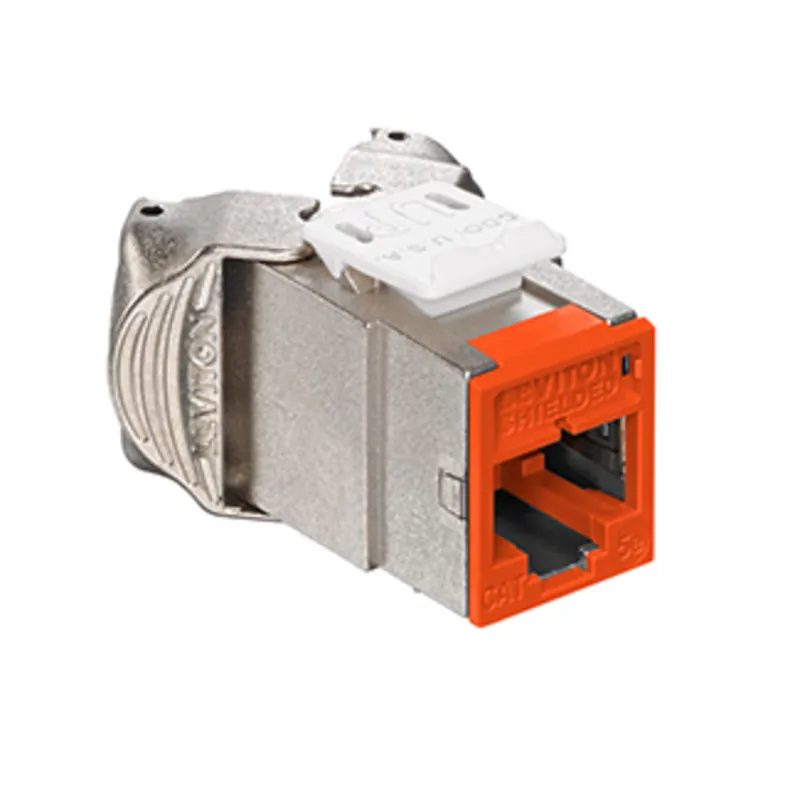Atlas-X1 Cat 5e Shielded QuickPort Connector, Orange Price Cut