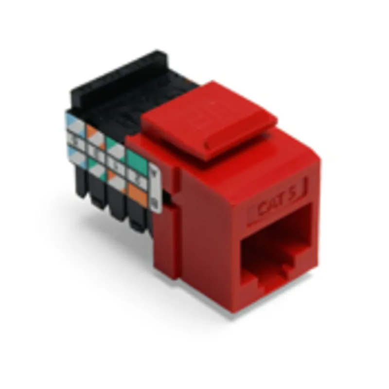 No Minimum Order Jack Cat 5 8p8c Crimson