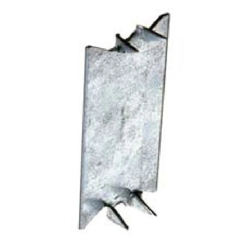 Price Drop Stud Guard, Steel, 1-1/2" x 2-9/16", 200/PK