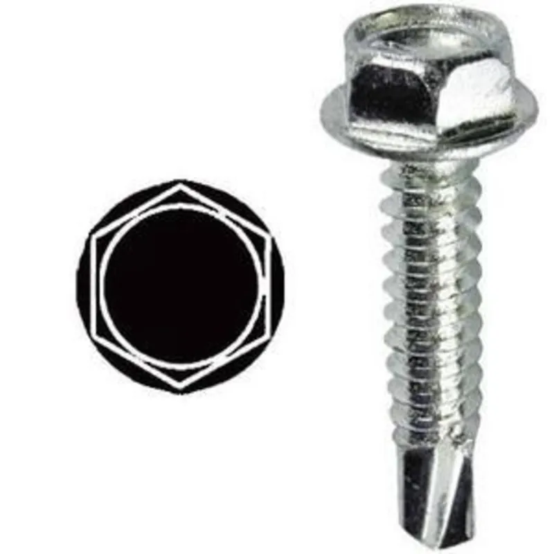 Bargain #10 x 2" Steel Self Drilling Screw, 50/Pack