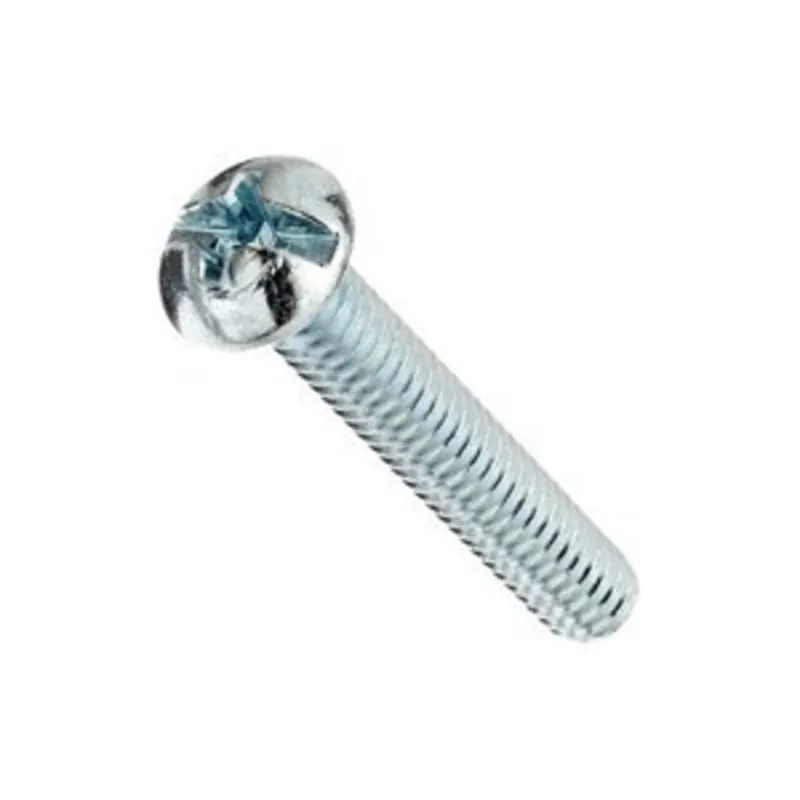 6-32 X 1 Round Head Slotted/phillips Machine Zinc Top Pick