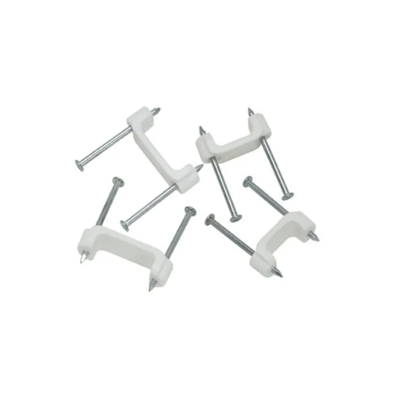 Certified Plastic Insulated Cable Staples, 1/2", 400/Jar