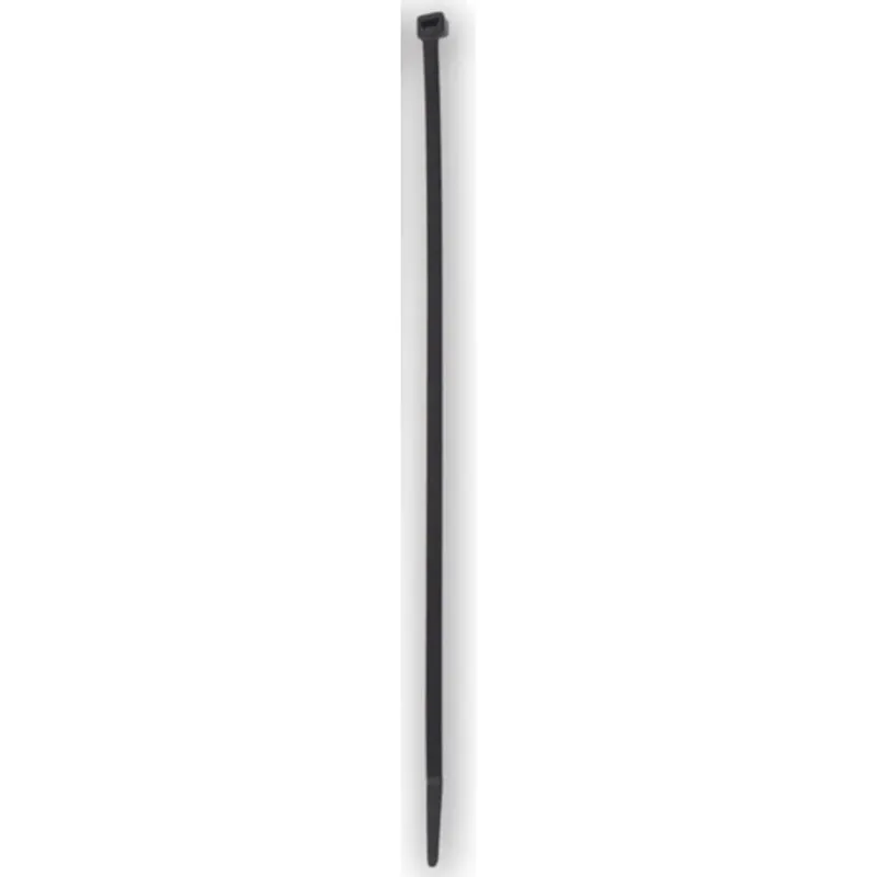 Cable Tie, 8", 50lb, Black, 100/Bag Fresh Stock