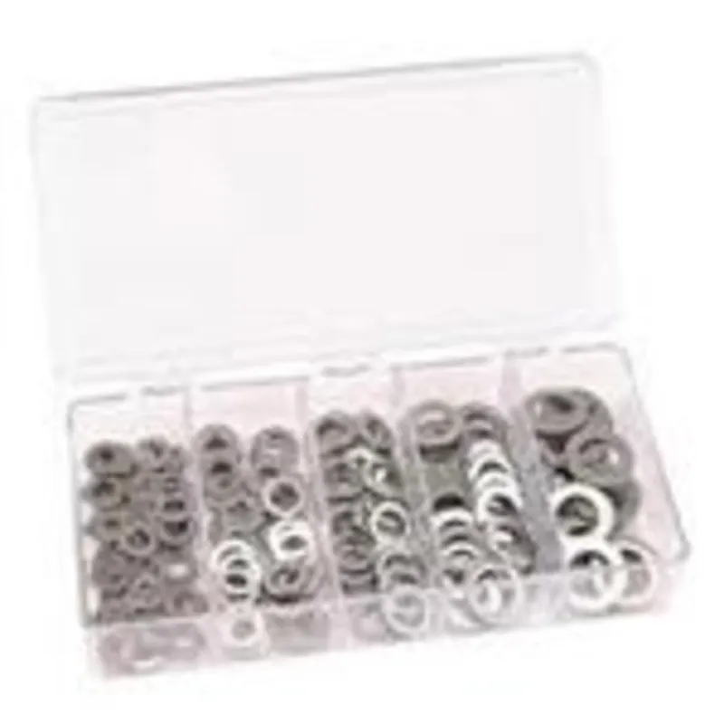 Assorted Flat Washer Kit, Zinc Plated Latest
